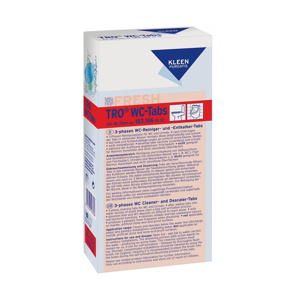 TRO WC TABS TABLETKI DO CZYSZCZENIA WC I PISUARÓW