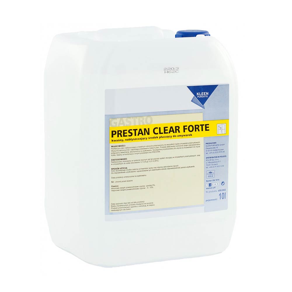 PRESTAN CLEAR FORTE KWAŚNY NABŁYSZCZACZ DO ZMYWAREK